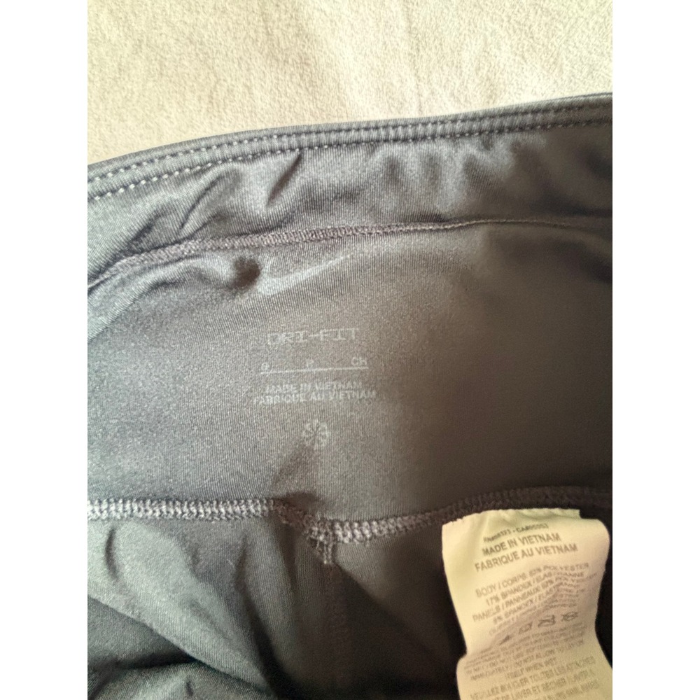 Nike Air Dri-FIT Womens Black High Waisted Ribbed Running Leggings DD4423-010 S - Picture 3 of 5